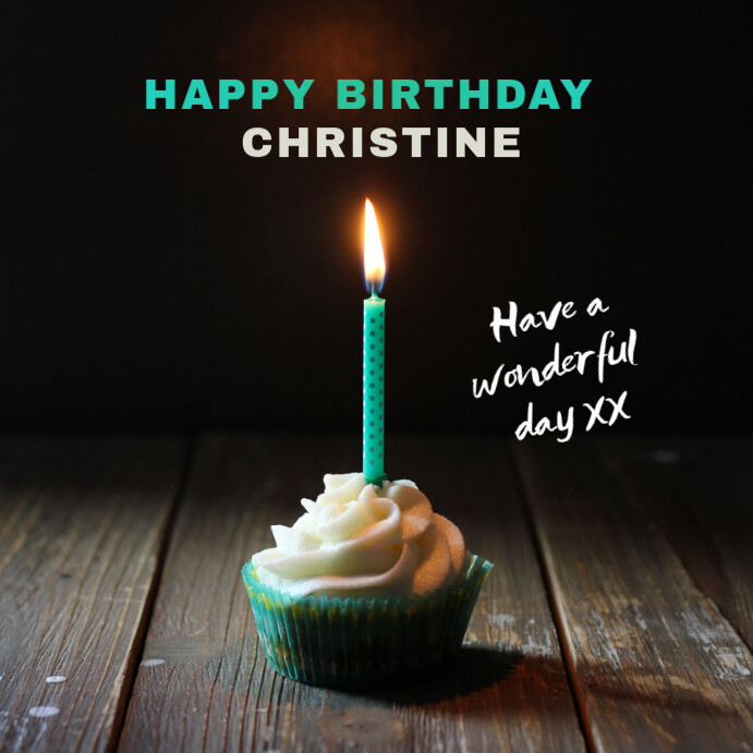 Happy birthday Instagram-Beitrag template