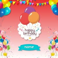 70 Happybirthday Customizable Design Templates Postermywall