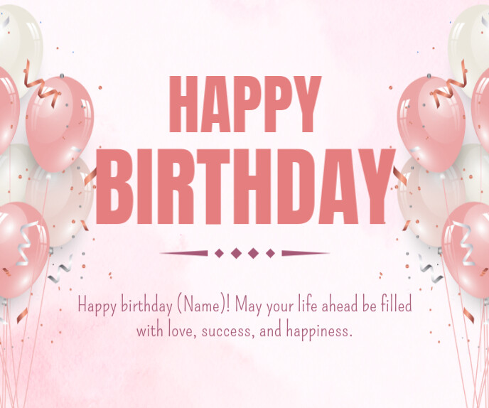 Happy Birthday Template | PosterMyWall