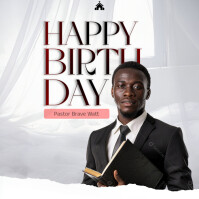 happy birthday Square (1:1) template