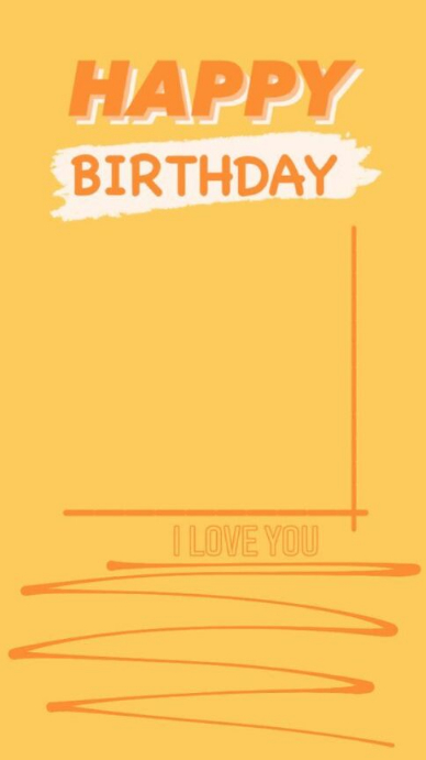 Happy Birthday Instagram-Story template