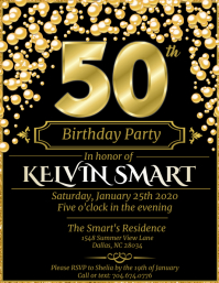 34 580 50th Birthday Party Customizable Design Templates Postermywall