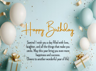 Happy birthday Presentation template
