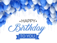 Happy Birthday Yard Sign template