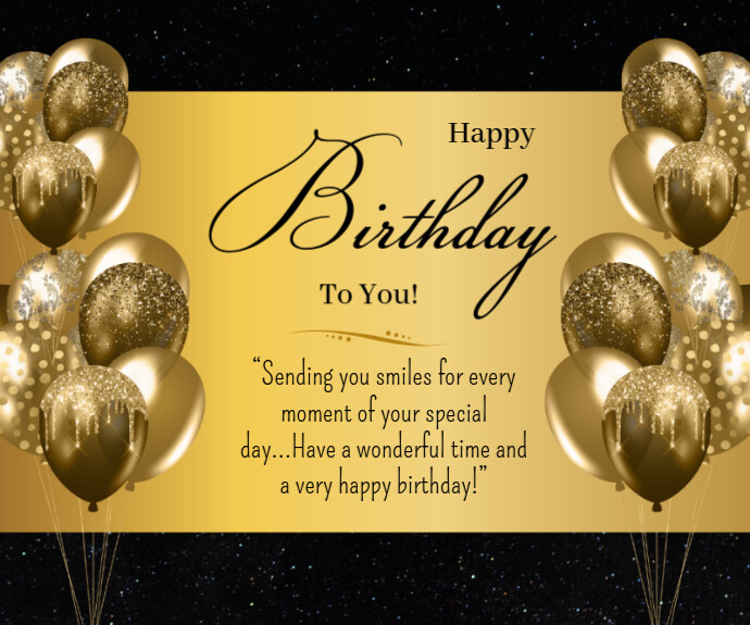 Happy birthday Template | PosterMyWall