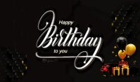 Happy Birthday Tag template