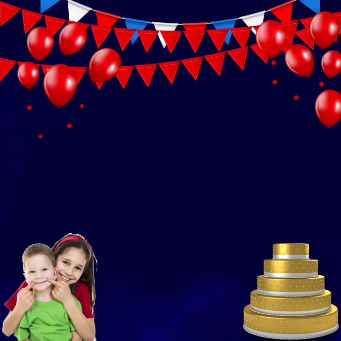 free and customizeable happy birthday templates -... Happy Birthday Template | PosterMyWall