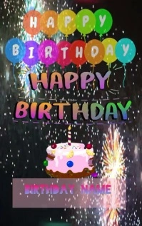 HAPPY BIRTHDAY Kindle/Book Covers template