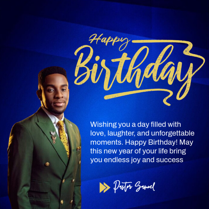 happy birthday Quadrado (1:1) template