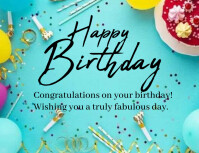 Happy Birthday Template | PosterMyWall