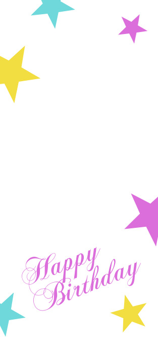 Happy birthday Snapchat-Geofilter template