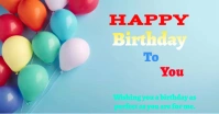 Happy Birthday Publicité Facebook template