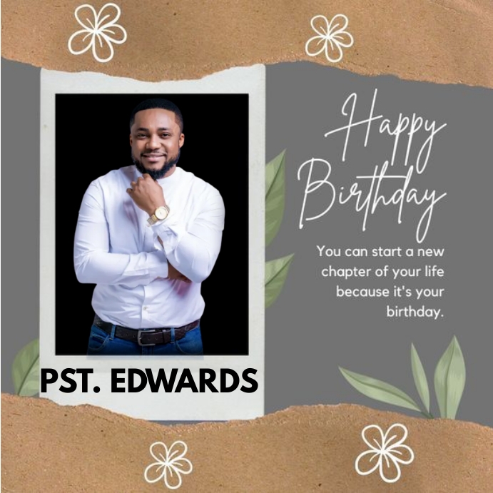 HAPPY BIRTHDAY DESIGN TEMPLATE Post Instagram