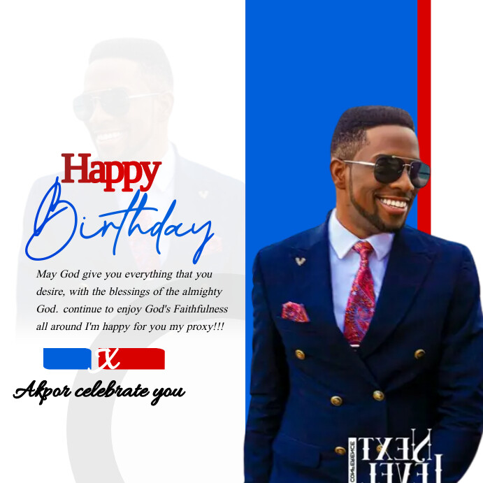 HAPPY BIRTHDAY Template PosterMyWall