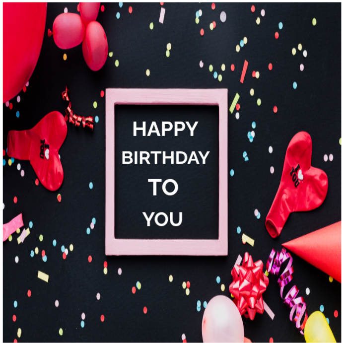 Birthday Celebration Square Template | PosterMyWall