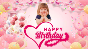 Happy birthday YouTube Thumbnail template