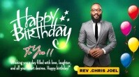happy birthday Digital Display (16:9) template