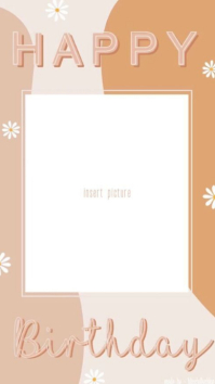 Creative Happy Birthday Instagram Story Template Postermywall