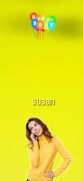 Happy birthday Geofilter ng Snapchat template
