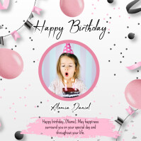 Putih Birthday Celebration Instagram Post Template
