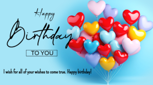 happy birthday Apresentação (16:9) template