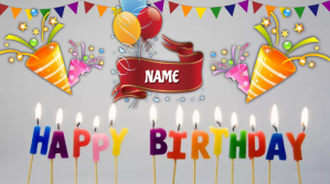Grey Birthday Celebration Présentation Template