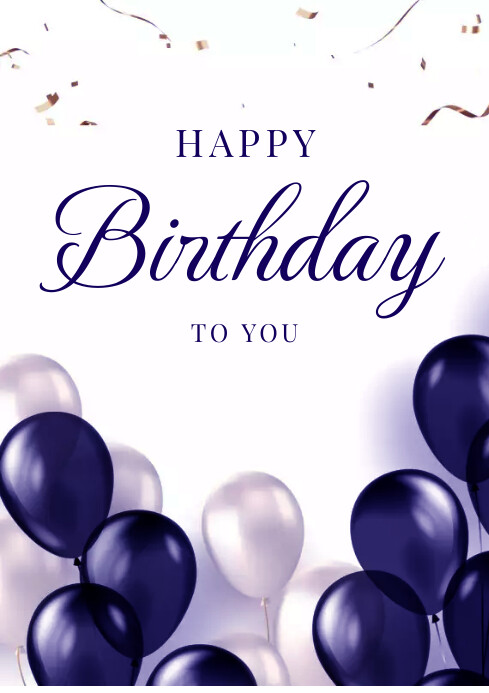 Happy Birthday Template PosterMyWall