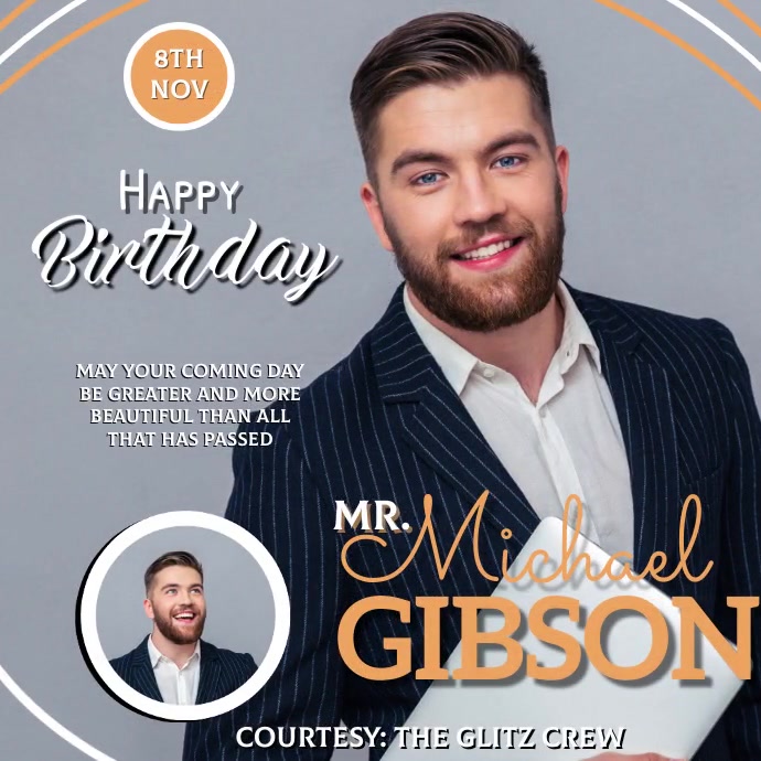 HAPPY BIRTHDAY ECARD (2) Template PosterMyWall