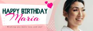 Happy Birthday Email Header template