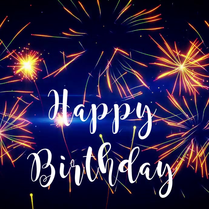 Modele Video Joyeux Anniversaire Feux D Artifice Postermywall Modele Video Joyeux Anniversaire Feux D Artifice Postermywall