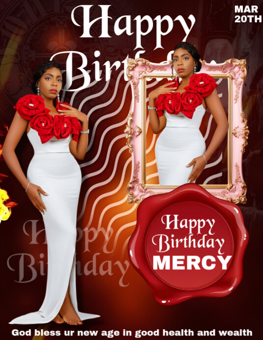 Happy birthday flyer Template PosterMyWall