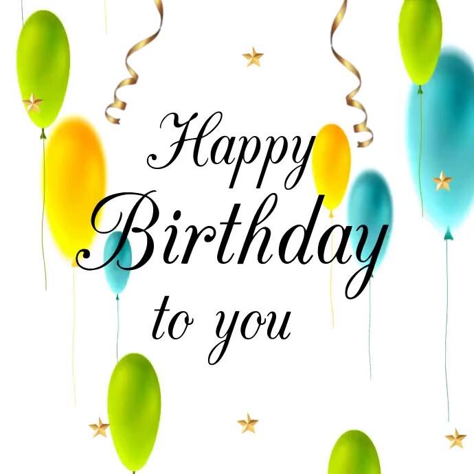 Happy birthday flyer Template PosterMyWall