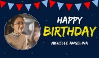 HAPPY BIRTHDAY FLYER Tag template