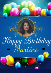 70 Happybirthday Customizable Design Templates Postermywall