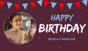 HAPPY BIRTHDAY FLYER Tag template