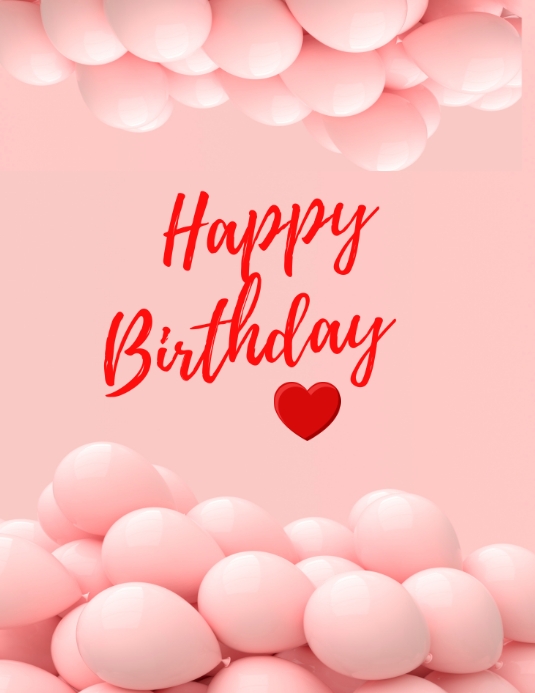 Happy Birthday Flyer template