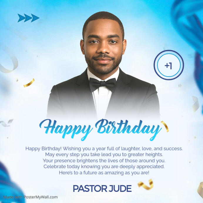 Happy birthday flyer Template PosterMyWall
