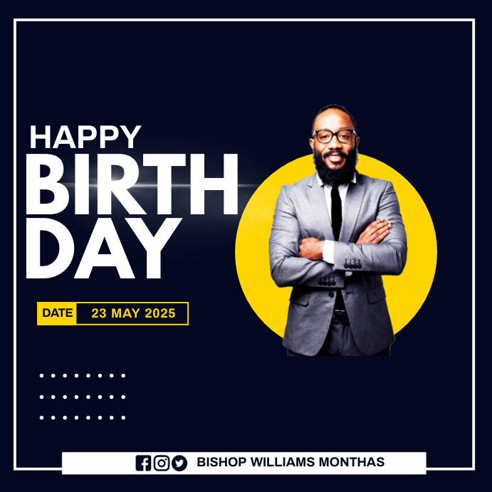 Happy birthday flyer Template PosterMyWall