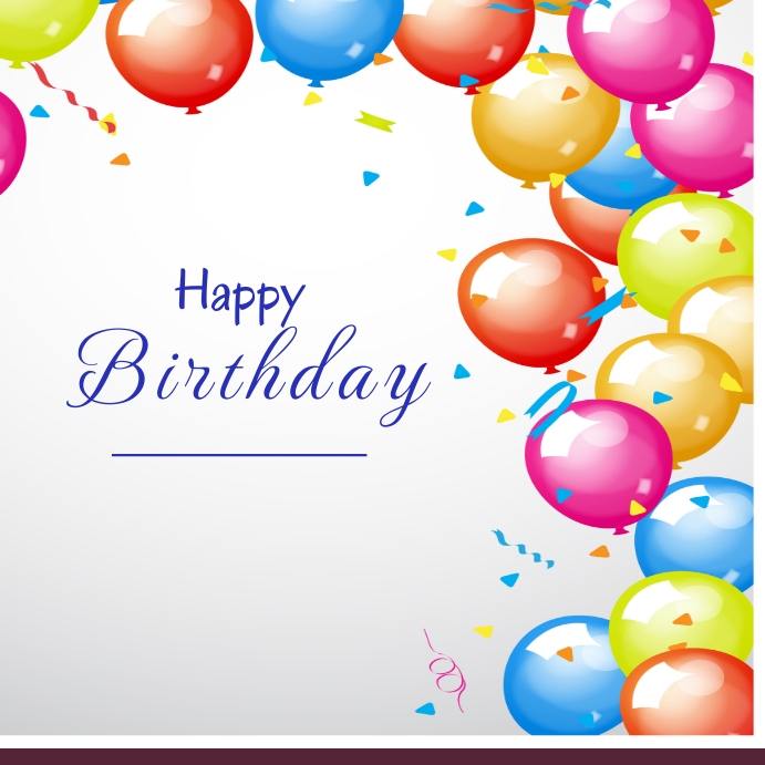 Happy Birthday Flyer template PosterMyWall