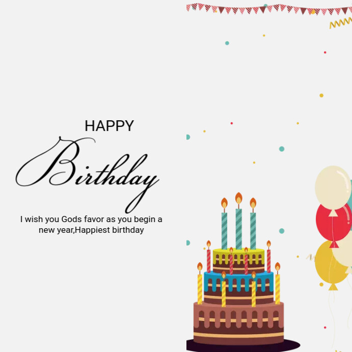 Copy of happy birthday flyer template | PosterMyWall