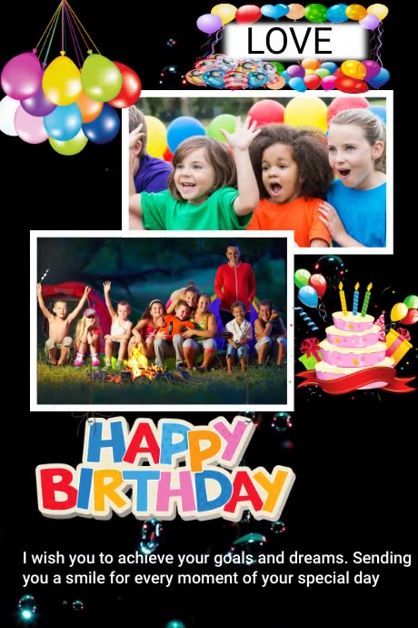 happy birthday flyer template | PosterMyWall