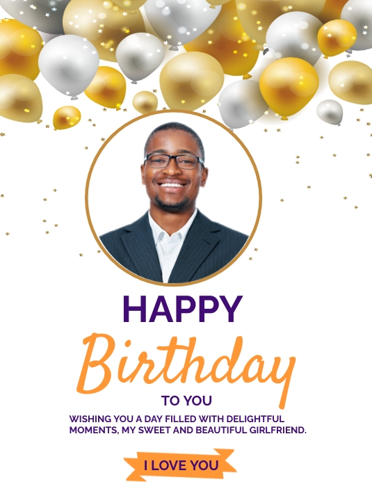 Happy Birthday Flyer Template PosterMyWall