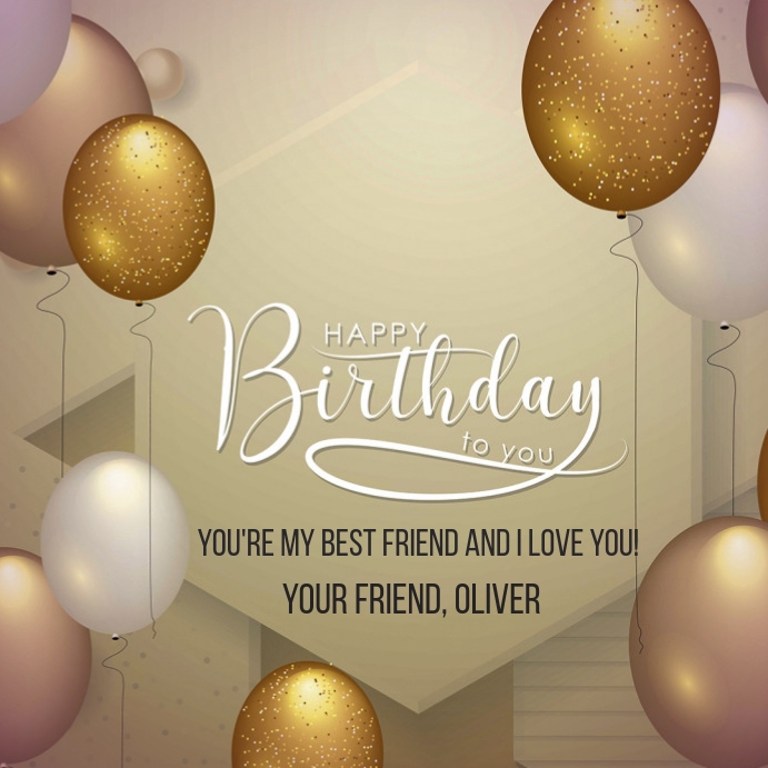 Copy of Happy Birthday flyer template PosterMyWall