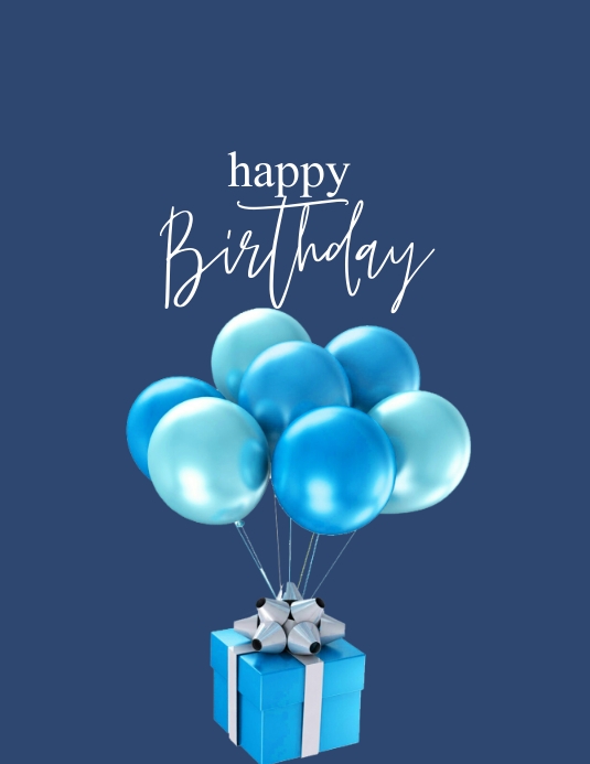 Happy Birthday Flyer template