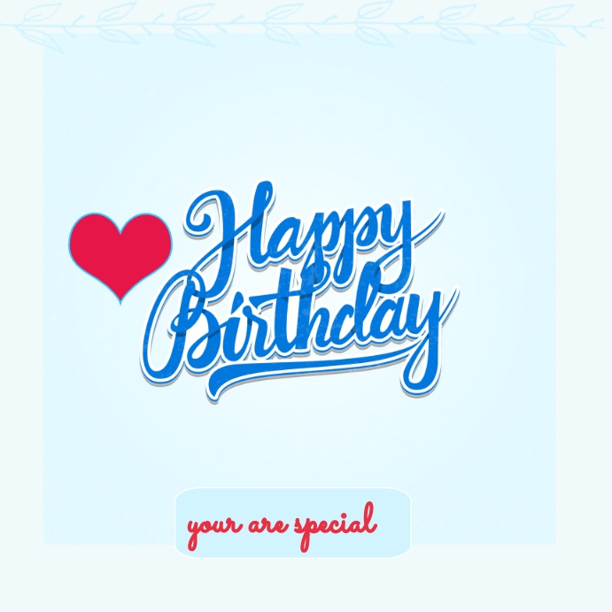 Copy of Happy birthday fonts flyer template poster PosterMyWall
