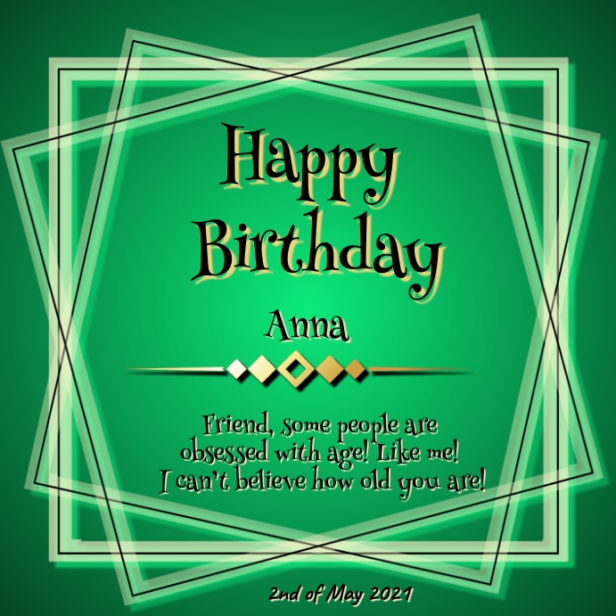 Happy Birthday Friend Template PosterMyWall