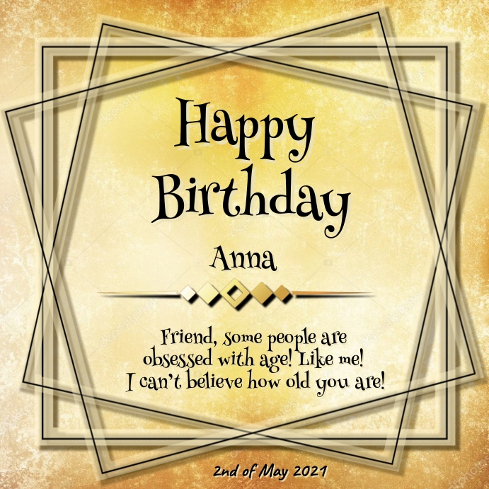 Happy Birthday Friend Template PosterMyWall