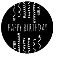 HAPPY BIRTHDAY GOBO PROJECTION LOGO template