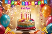 happy birthday greeting card Label template