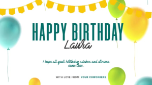 Happy birthday Greeting Card Facebook-covervideo (16:9) template